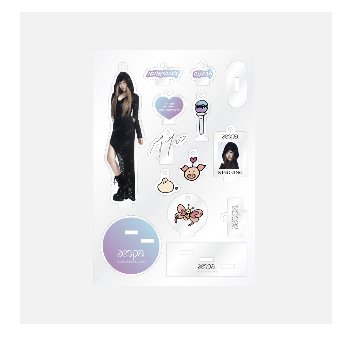 aespa - aespa 1st Concert 'SYNK : HYPER LINE' 2nd MD Line up - Acrylic Stand Keyring - Ningning