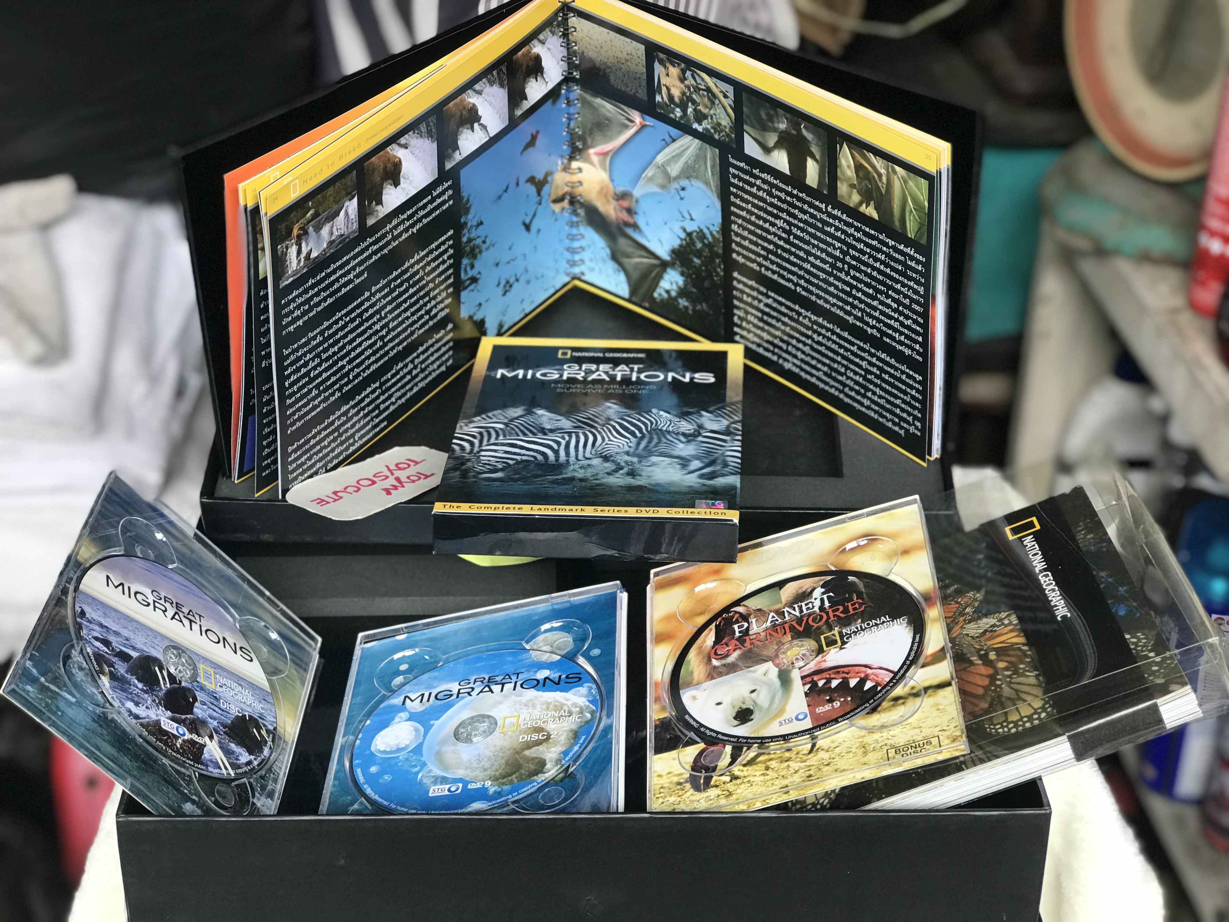 Box Set- National Geographic DVD ดีวีดีสารคดี GREAT MIGRATIONS MOVE AS MILLIONS SURVIVE AS ONE