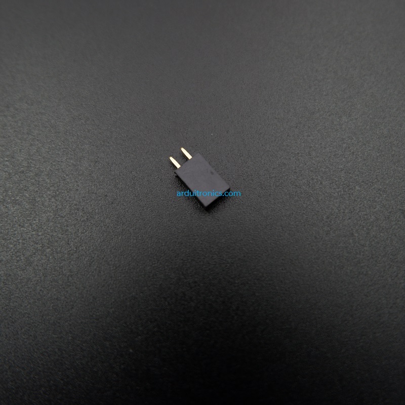 [Black] 1X2 Pin Single Row Female Header 2.54mm Pitch Straight Pin Square (จำนวน 1 ชิ้น)