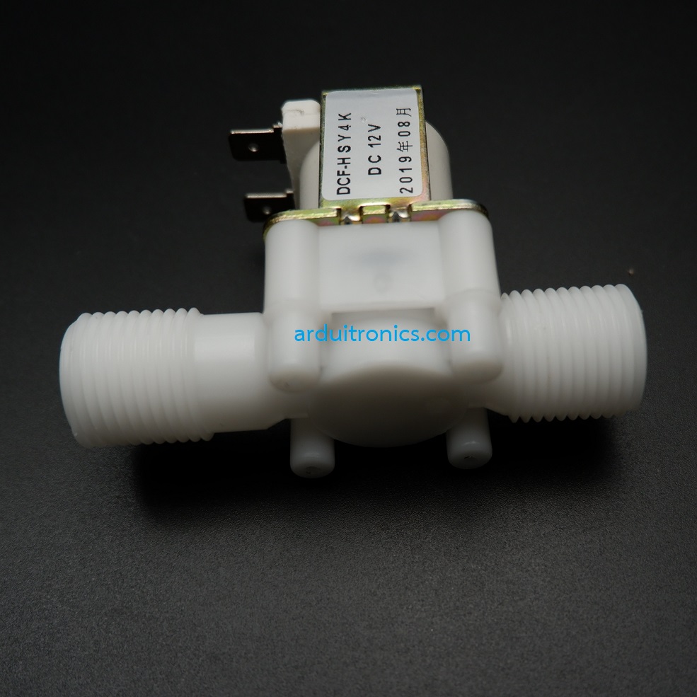 Solenoid Valve (normally opened) 12V-DC 1/2" โซลีนอยวาล์ว (ปกติเปิด)