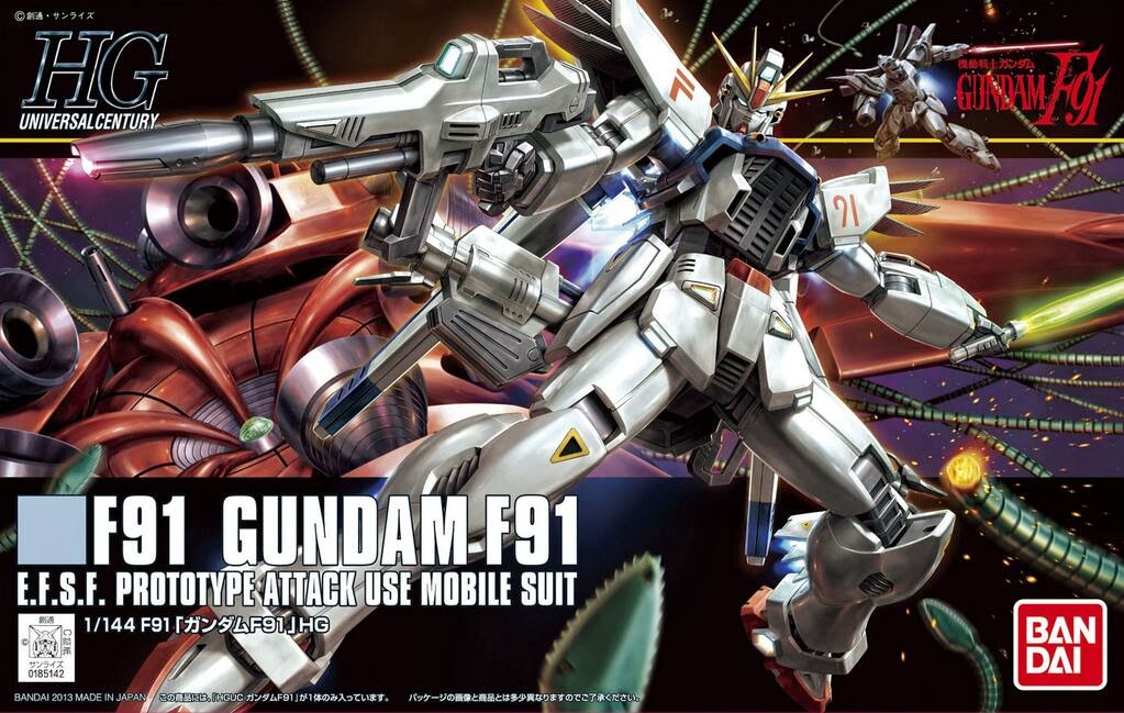 HGUC 1/144 F91 Gundam F91