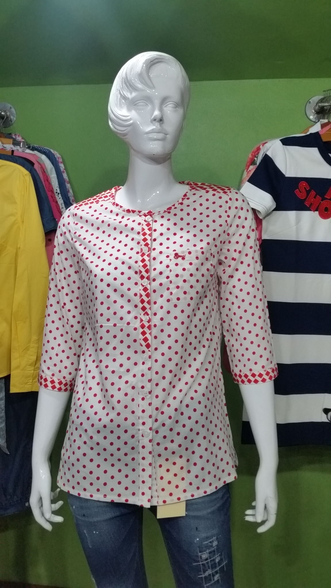 เสื้อผ้าป่านแขน 3 ส่วน CUPID WOMAN เนื้อผ้าดีใส่สบายค่ะ