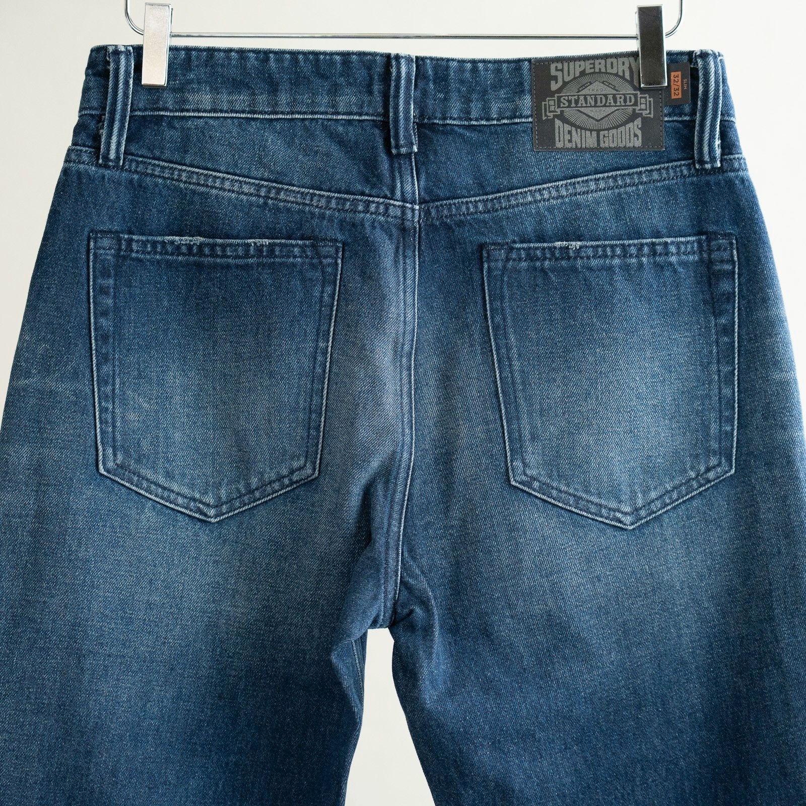 Superdry Merchant Straight Jeans - Dark Indigo Vintage