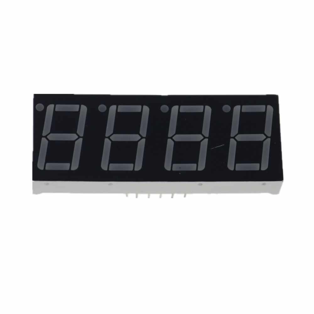 Seven Segment 4 Digits Yellow (Common Anode) 19mm x 50mm x 8mm