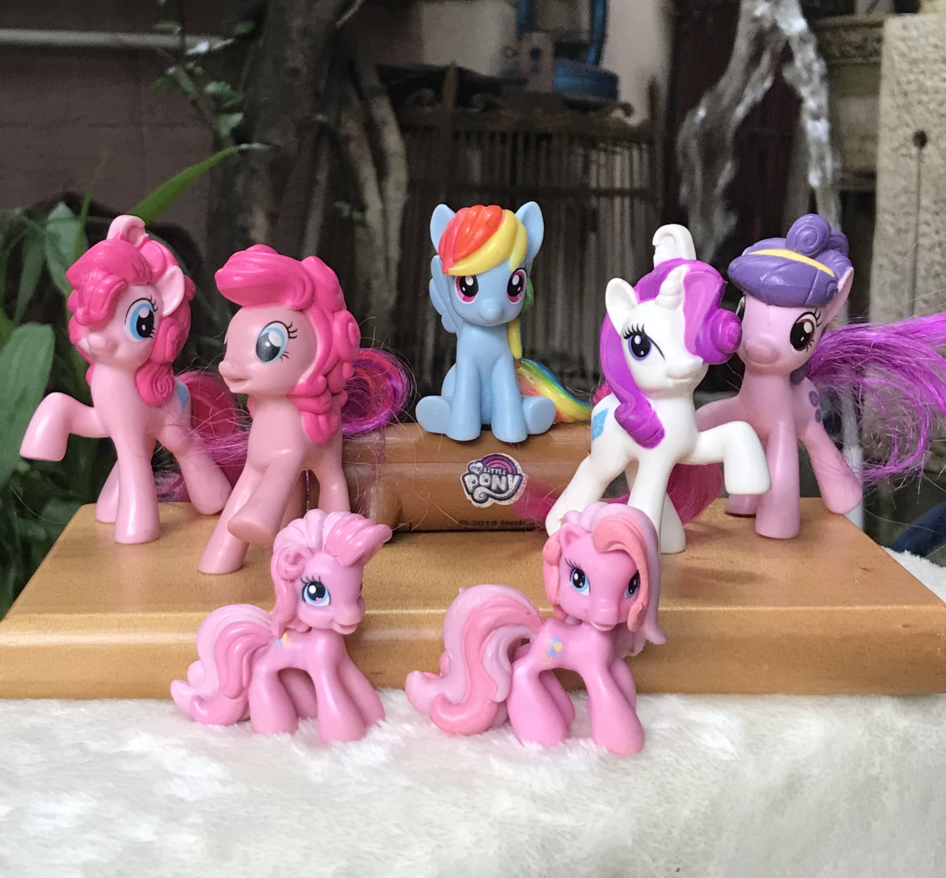 ￼7 ชิ้น เซตโมเดลม้าโพนี่ Set of model my little pony ใต้เท้ามีปั๊มเลขโค๊ด และปั๊ม pony