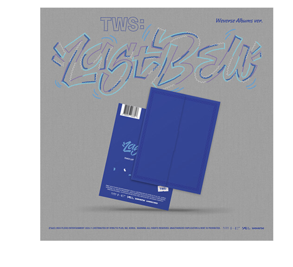 TWS (투어스) - 1st Single 'Last Bell - แบบ Weverse Albums ver. - ส่งเครืองบิน