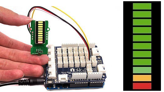 Grove - LED Bar Light Strip V2.0 แถมสายไฟ (แท้จาก seeedstudio)