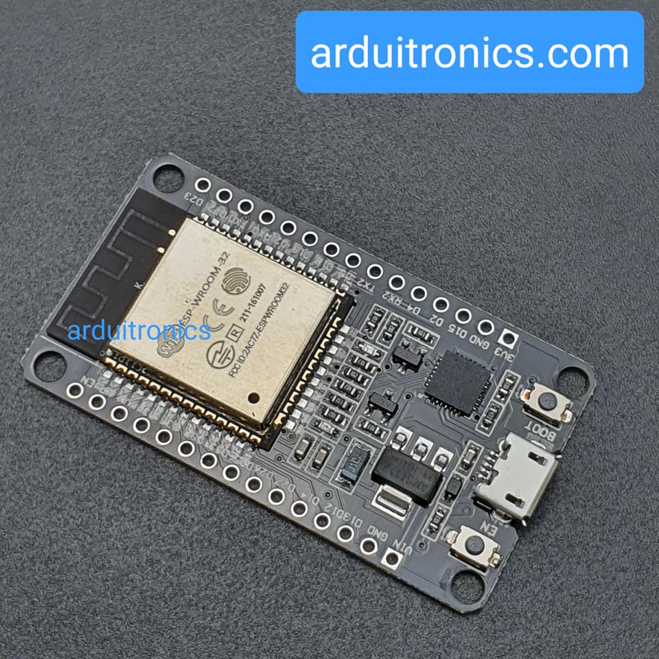 ESP32 Development Board WiFi + Bluetooth Dual Core (free pin header) WROOM แบบยังไม่ได้บัดกรี 30 pin