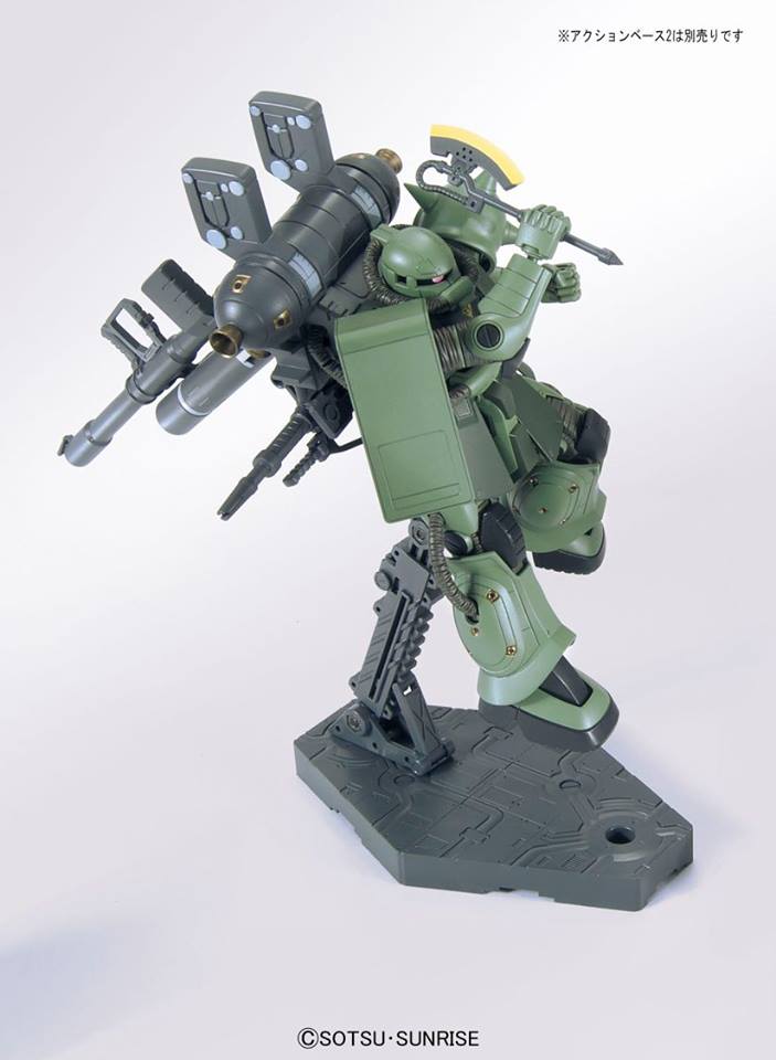 HG 1/144 MS-06 Zaku II + Big Gun Set (Gundam Thunderbolt Ver.)