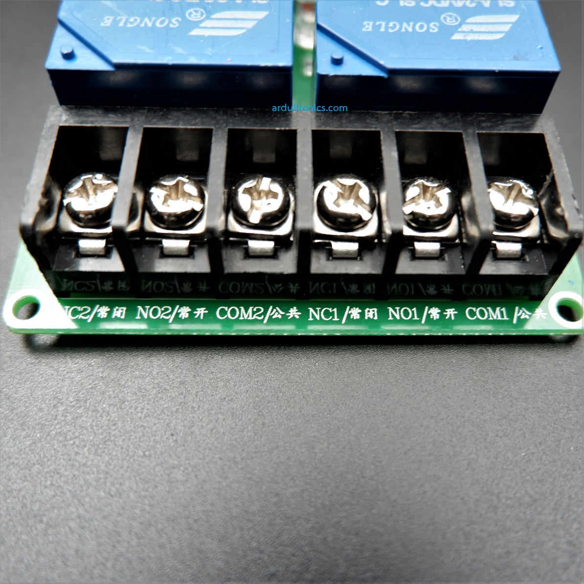 2 Channel 30A 24VDC Power Relay Coil รีเลย์ 24V 30A ทำงานแบบ Active Low/High