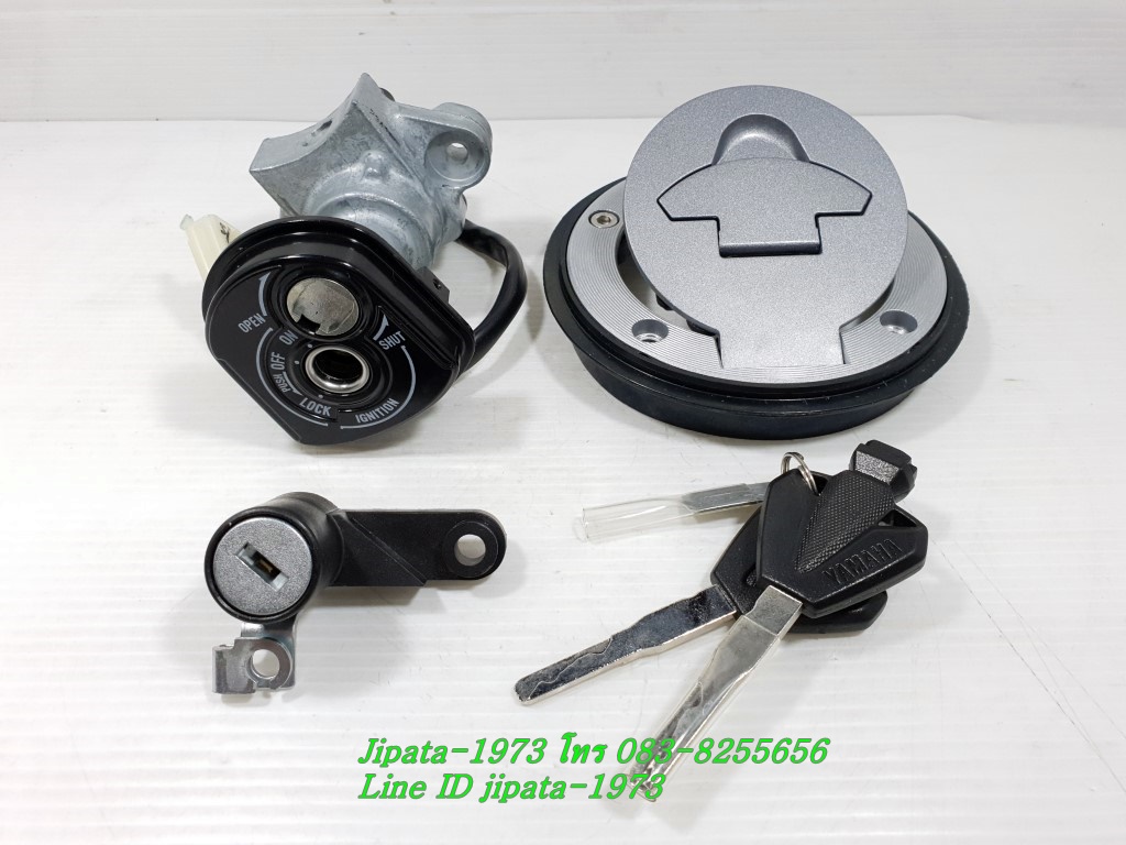 (M-Slaz) ชุดสวิทช์กุญแจ ชุดใหญ่ Yamaha M-Slaz แท้ (สินค้า ของแท้ราคาพิเศษ ไม่มีกล่อง)