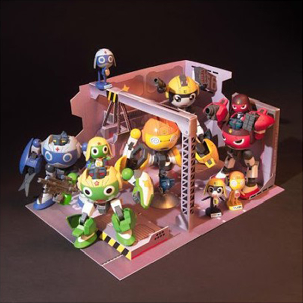 DX-01 Keroro Robo Set Plus Keron Gun Kaihatsu Koujou
