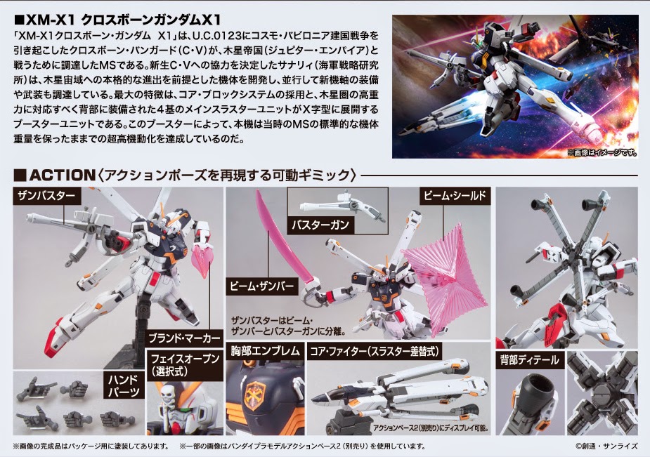 HGUC 1/144 XM-X1 Crossbone Gundam X1