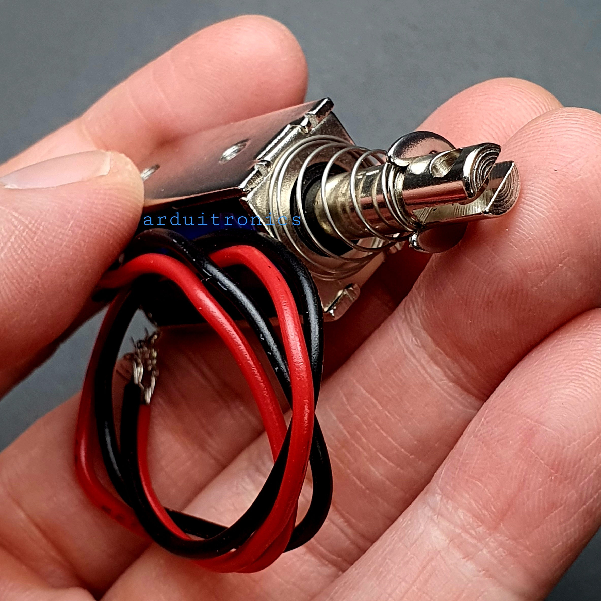 กลอนไฟฟ้า กลอนลิ้นชักไฟฟ้า Push-Pull Frame Type DC Electromagnet รุ่น JF-0530B 6V