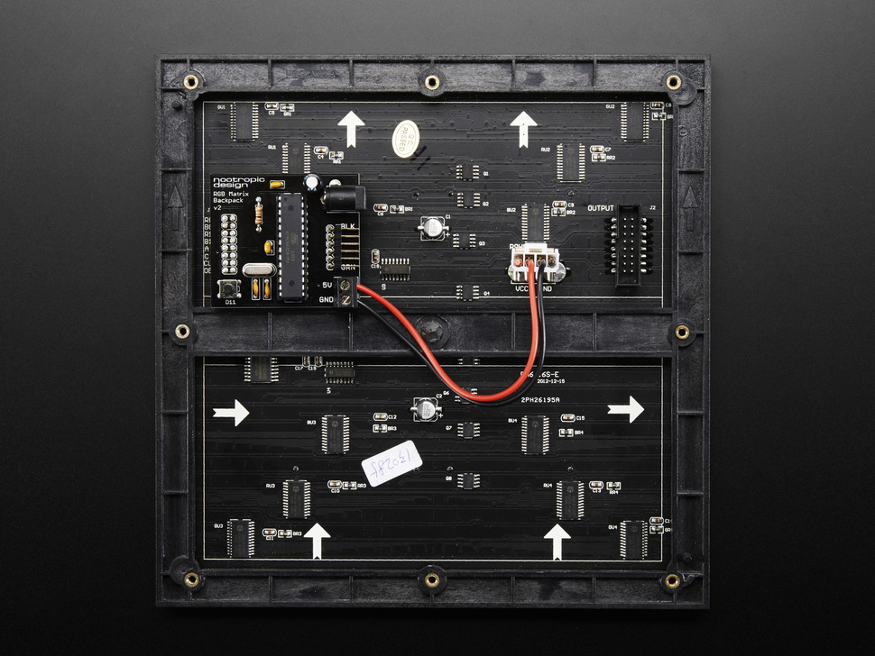 Nootropic RGB Matrix Backpack Kit for 32x32 & 16x32 Panel - V2 (by Adafruit)