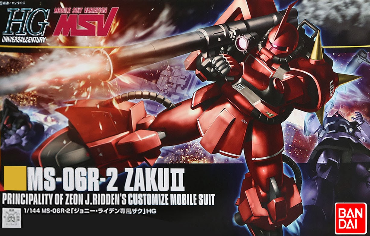 HGUC 1/144 MS-06R-2 Zaku II (Johnny Ridden's Customize Mobile Suit)