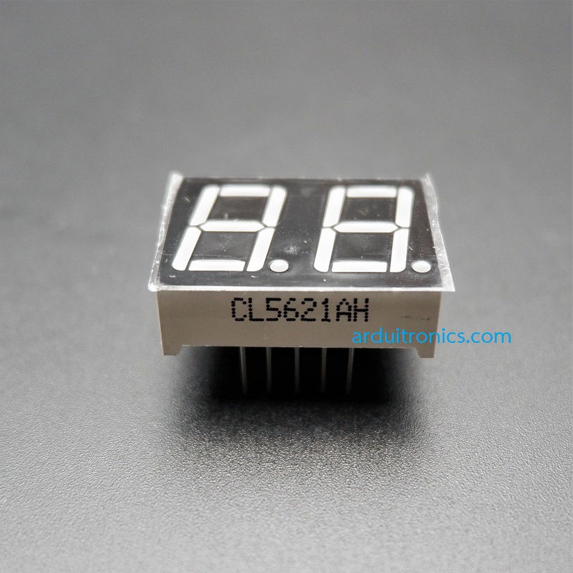0.56 inch Seven Segment 2 Digit Red (Common Cathode) CL5621AH