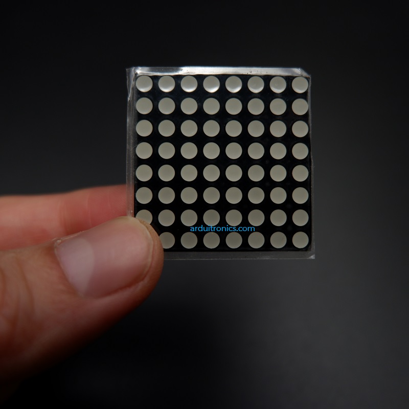 3mm LED Dot Matrix 8x8 Red Color ขนาด 32mm x 32mm (Common Anode) 1088BS