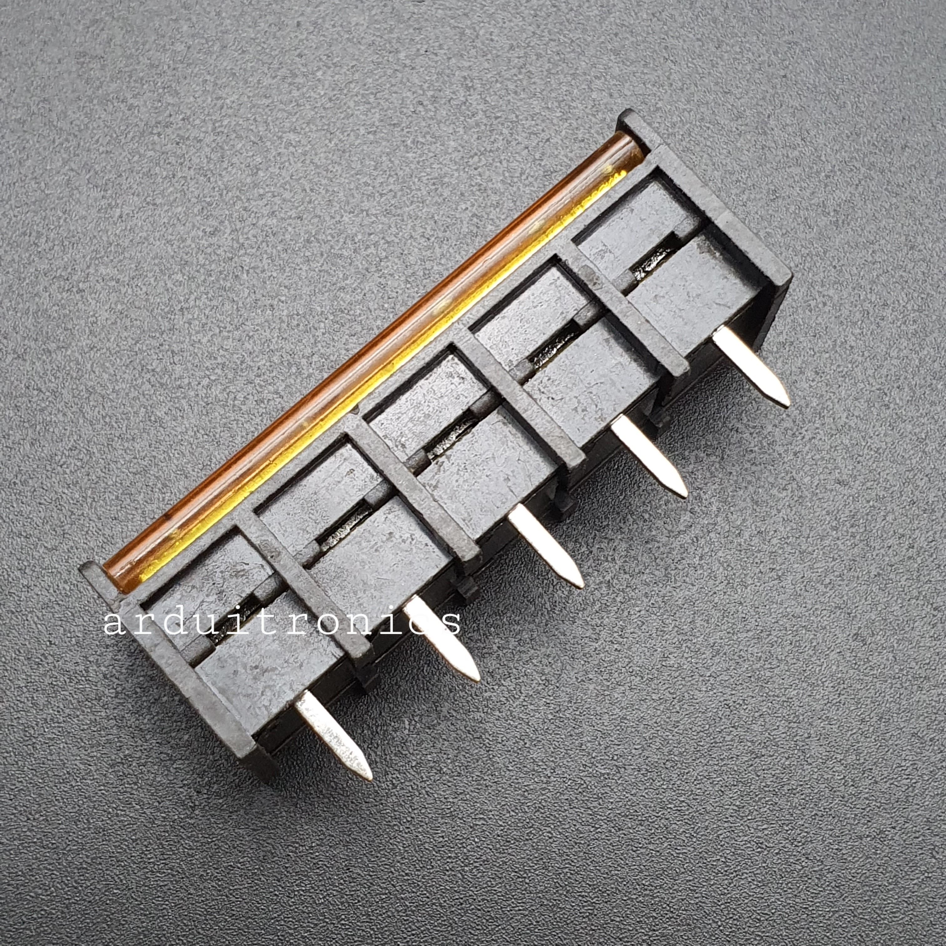 ขั้วต่อ Terminal Block HB-9500 (25A) แบบ 5 ช่อง แบบมีฝาครอบ