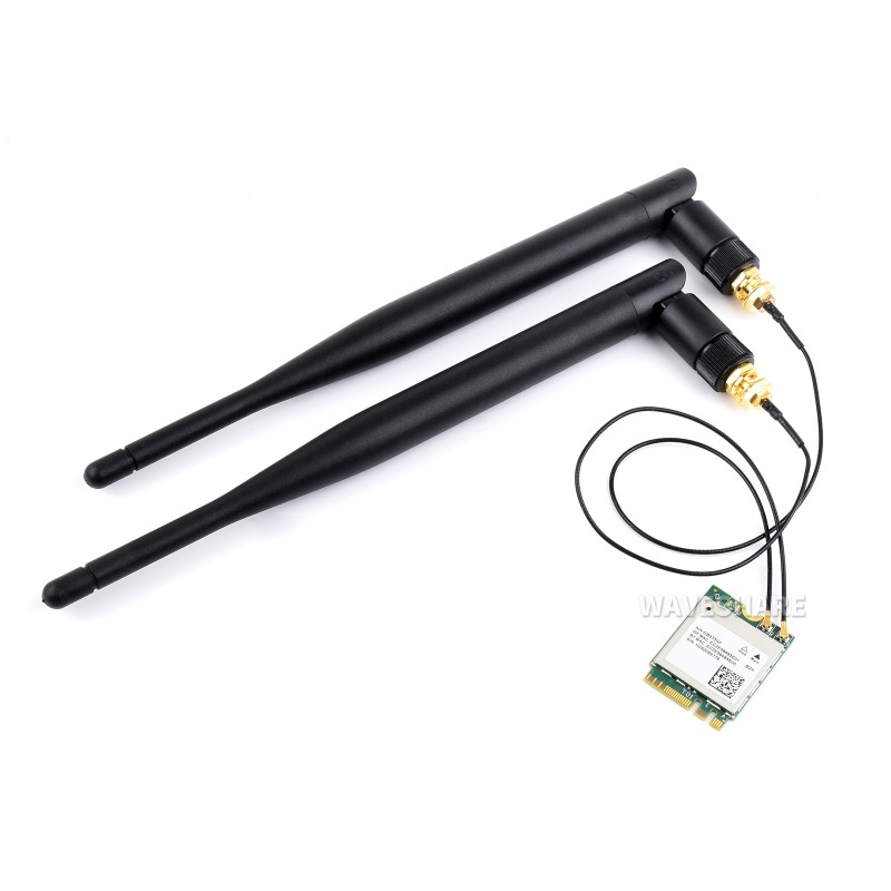 AW-CB375NF Dual-Band Wireless NIC, 2.4G/5GHz Dual-Band WiFi 5, RTL8822CE-CG Core, Bluetooth 5.0, Supports BLE (แท้จาก Waveshare)