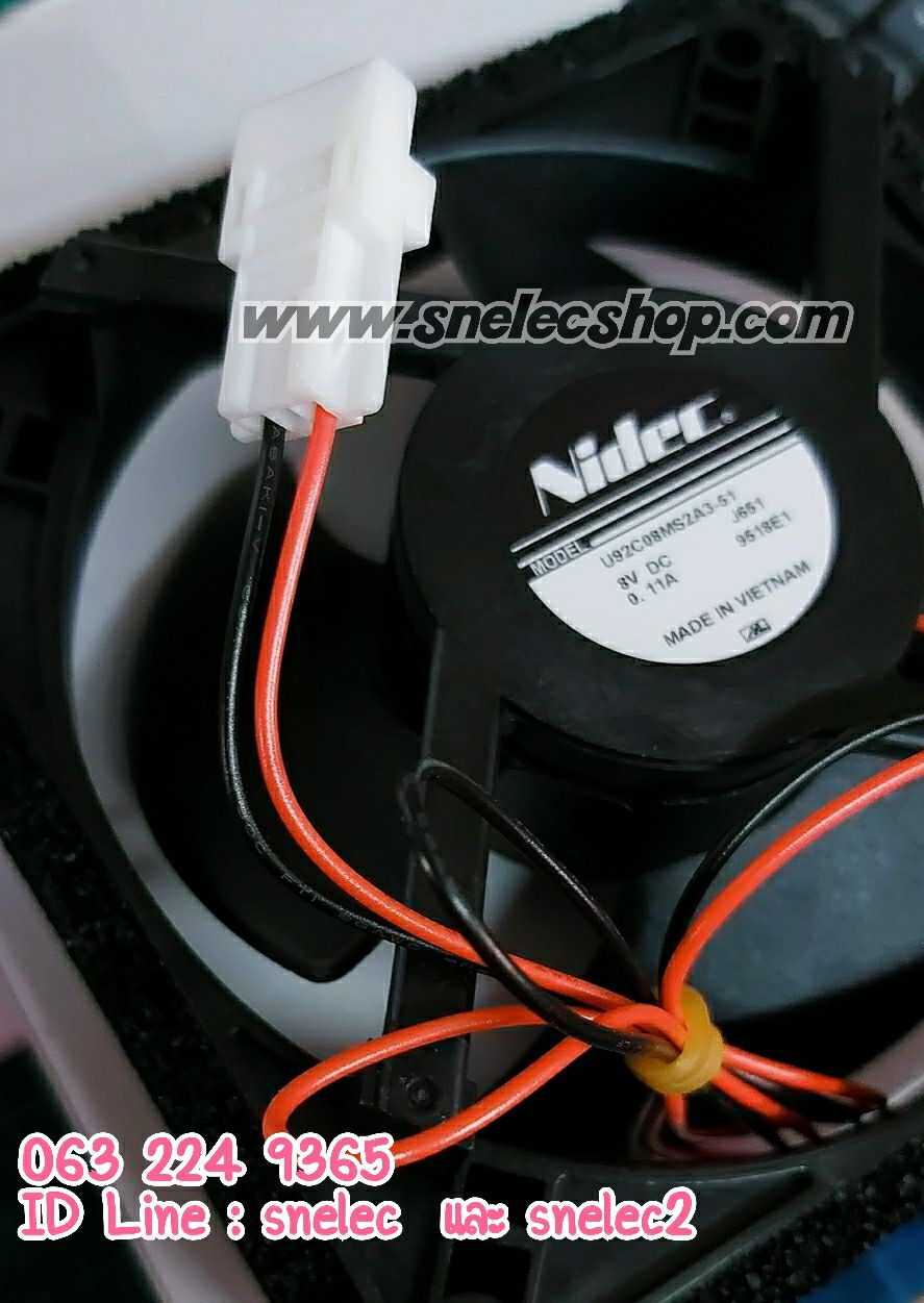 Moter Fan Panasonic มอเตอร์พัดลมตู้เย็นพานาโซนิค พาร์ทบริษัท CNRAG-171850 อะไหล่แท้