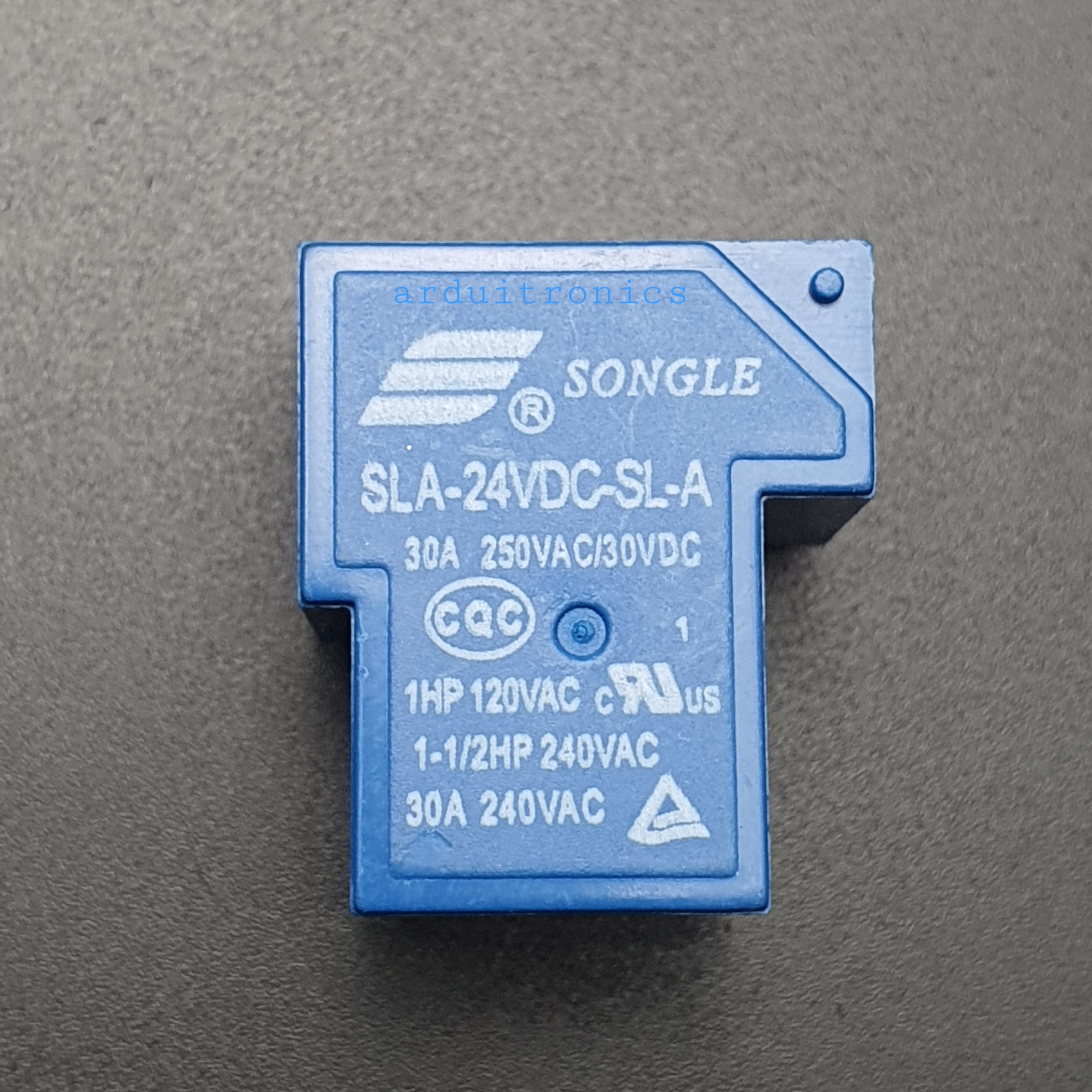 หัวรีเลย์ Relay 24V 30A แบบ 4 ขา รุ่น SLA-24VDC-SL-A ( ยี่ห้อ Songle )