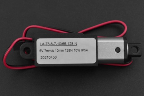 6V Electric Push Rod 10mm-128N (แท้ DFRobot)