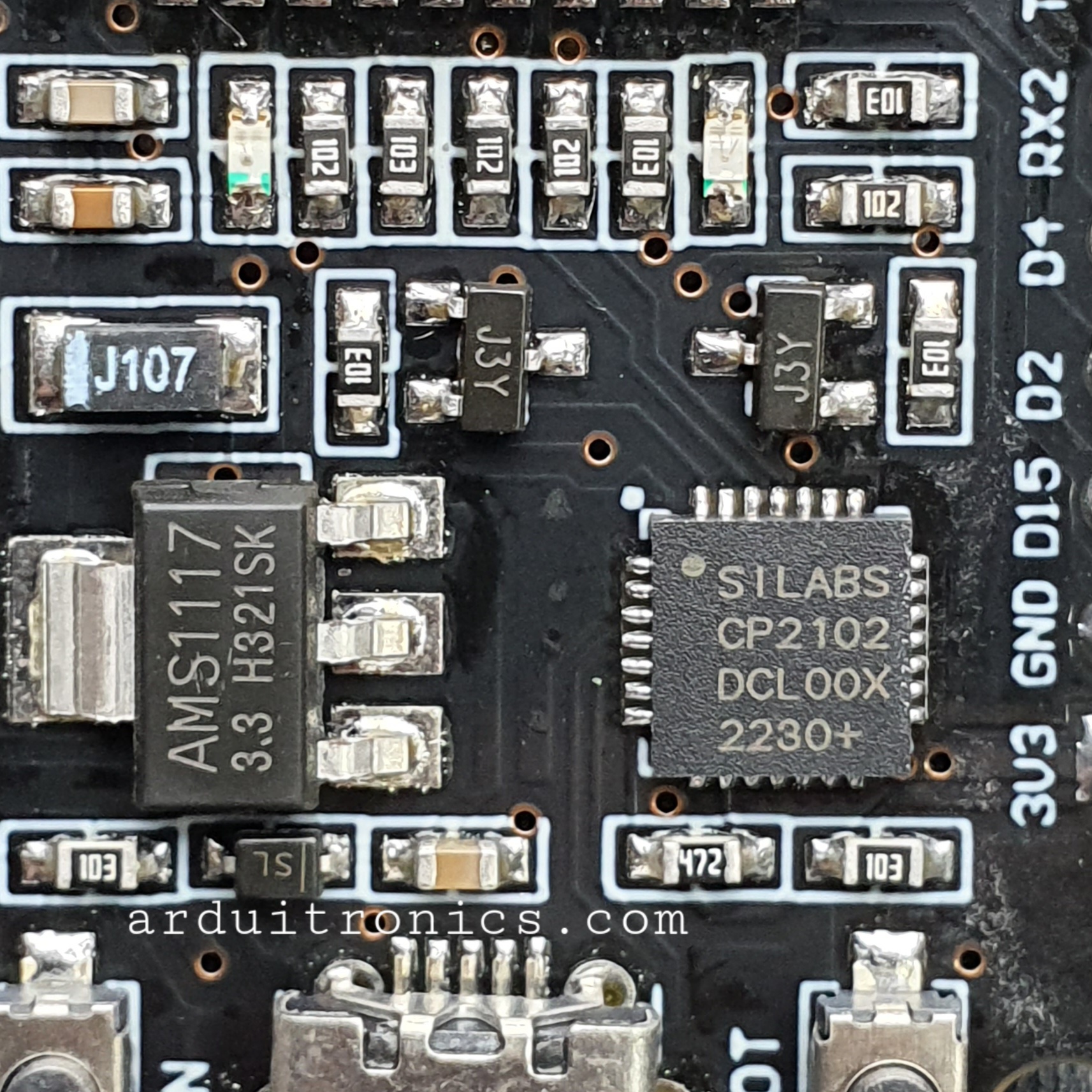 DOIT ESP-32 Development Board (ESP-WROOM-32) Wifi+Bluetooth ESP32 ESP-32S 30 pin แบบบัคกรีแล้ว