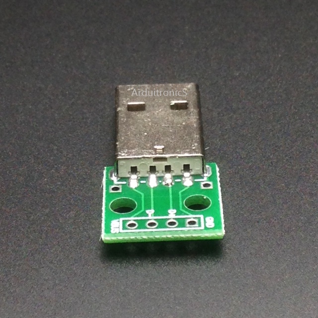 USB 2.0 Male to DIP Converter Breakout