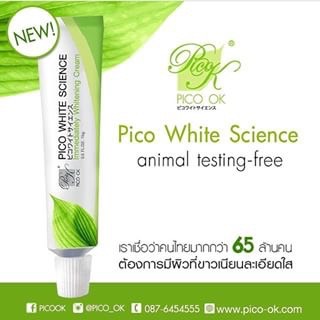 Pico White Science ปิโกะ ไวท์ ไซแอ้นซ์ 15g ครีมกึ่งยา ฟื้นฟุ บำรุงผิว ลดรอยดำ
