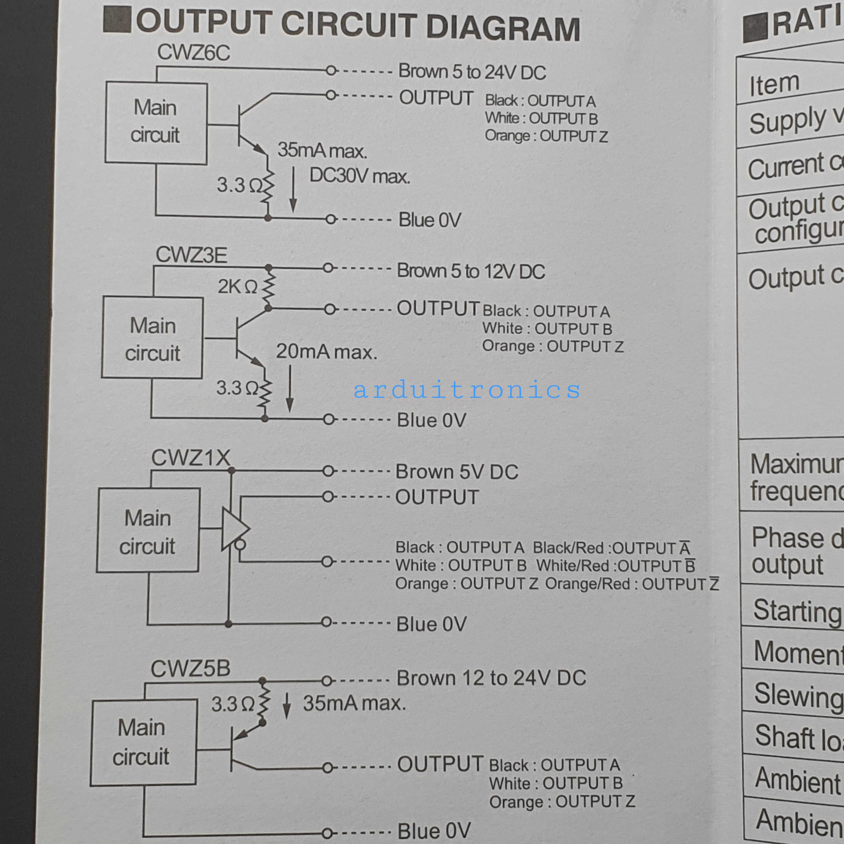 Rotary Incremental Encoder E6B2-CWZ6C 1000 P/R DC5-24V (made in China)