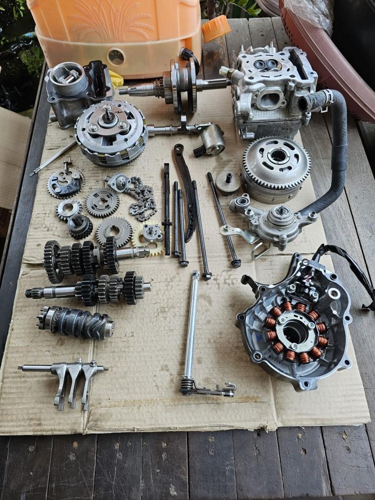 (R15 2018) ชุดเครื่องยนต์แบบแยกชิ้น Yamaha R15 2018,MT15 แท้ (สินค้า Test Run)