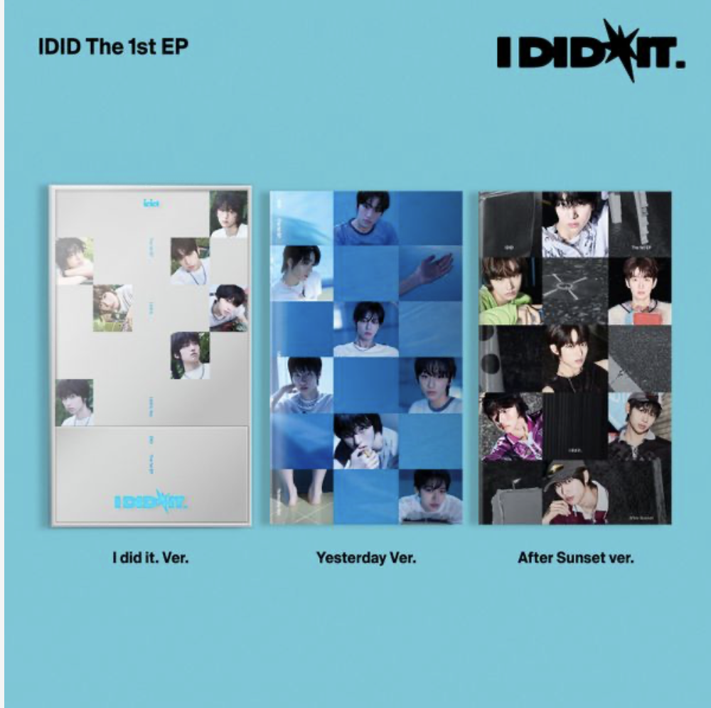 IDID - 1st Mini Album [I did it].แบบ ครบ set. 3 อัลบั้ม ส่งเครืองบิน