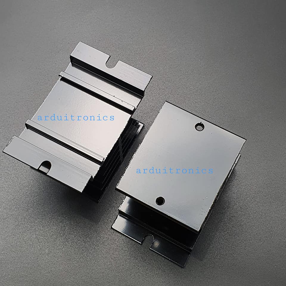 Heat Sink (สีดำ) สำหรับใช้กับ Fotek Solid State Relay (จำนวน 1 ชิ้น)