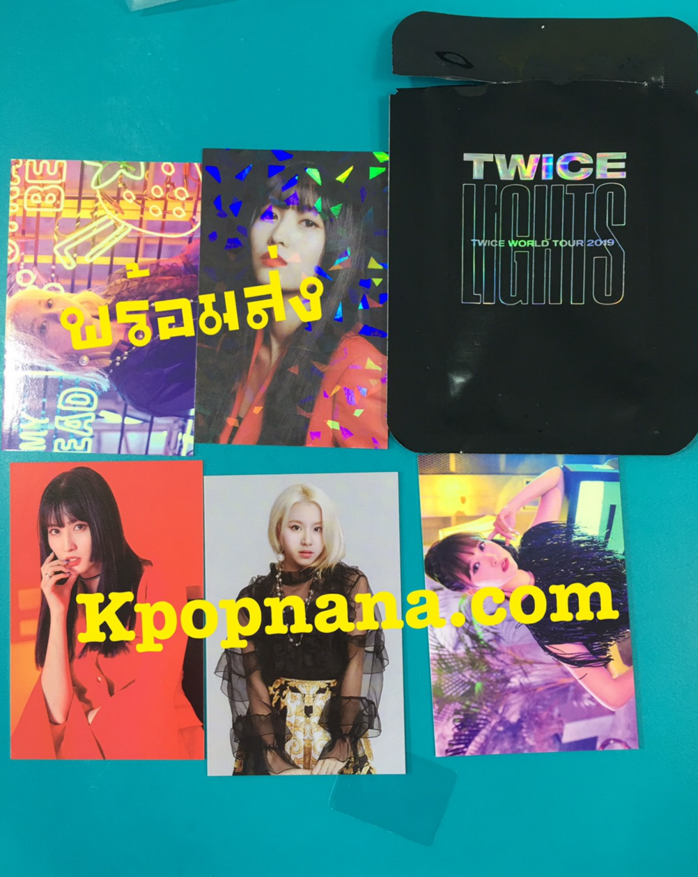 Twice - ของสะสม TWICE WORLD TOUR 2019 TWICELIGHTS - Trading card พร้อมส่ง แบบที่ 2