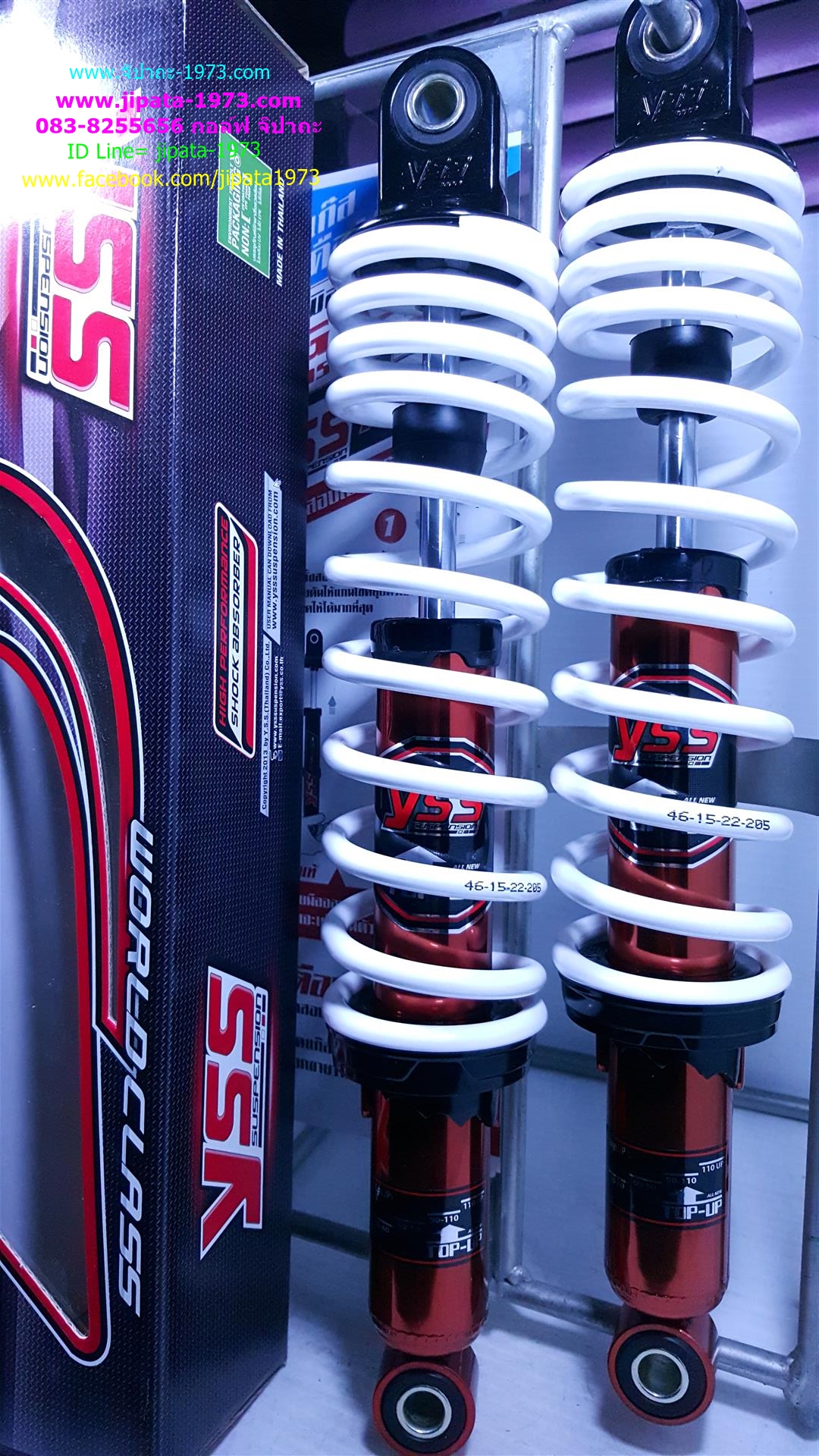 (Wave)โช้คอัพหลังคู่ YSS รุ่น Top Up สำหรับ Honda Wave