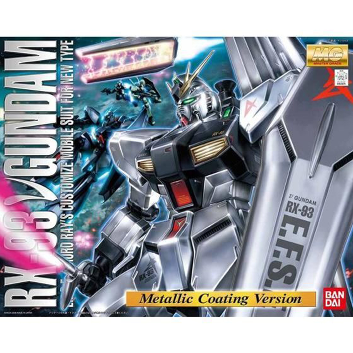 MG 1/100 RX-93 Nu Gundam (Metallic Coating Ver.)