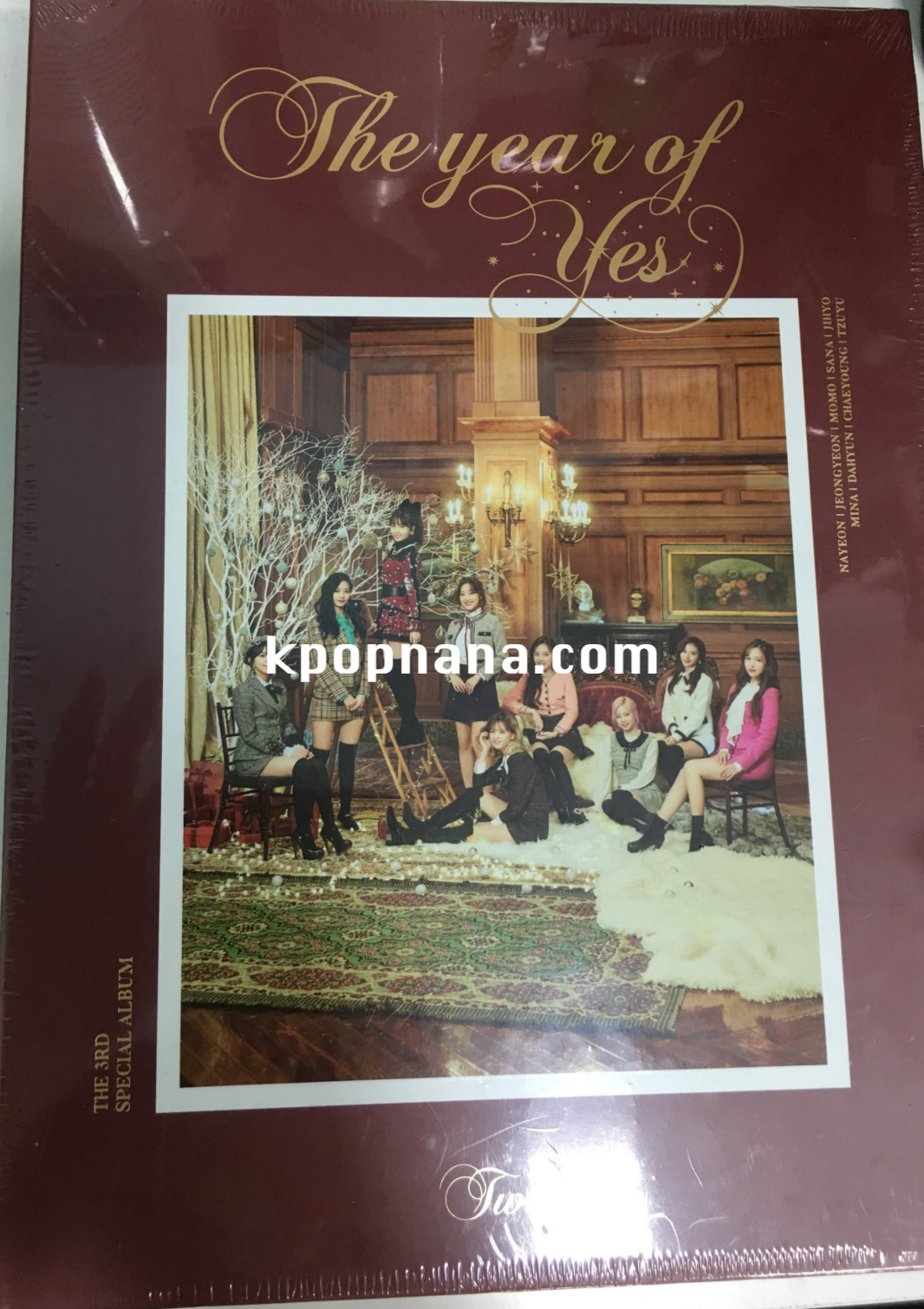 TWICE - Special Album Vol.3 [The year of Yes] หน้าปก B ver (สีทอง)