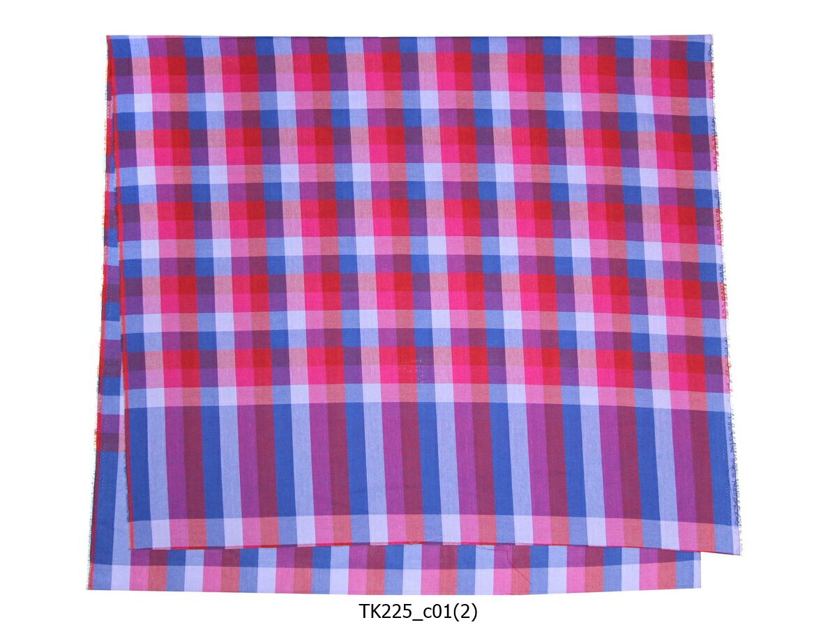 [2ม.] ผ้าขาวม้า TK225 ม่วงบานเย็น