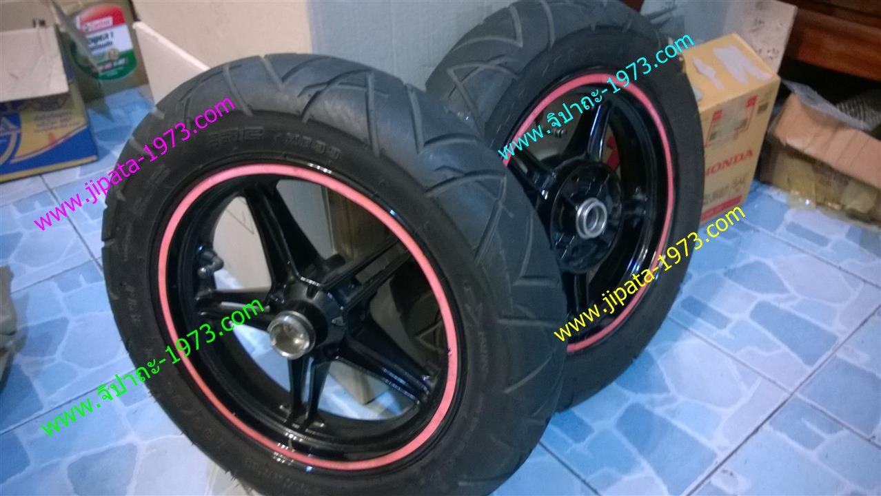 ล้อแม็กแท้พร้อมยาง Kawasaki New KSR มือ 2