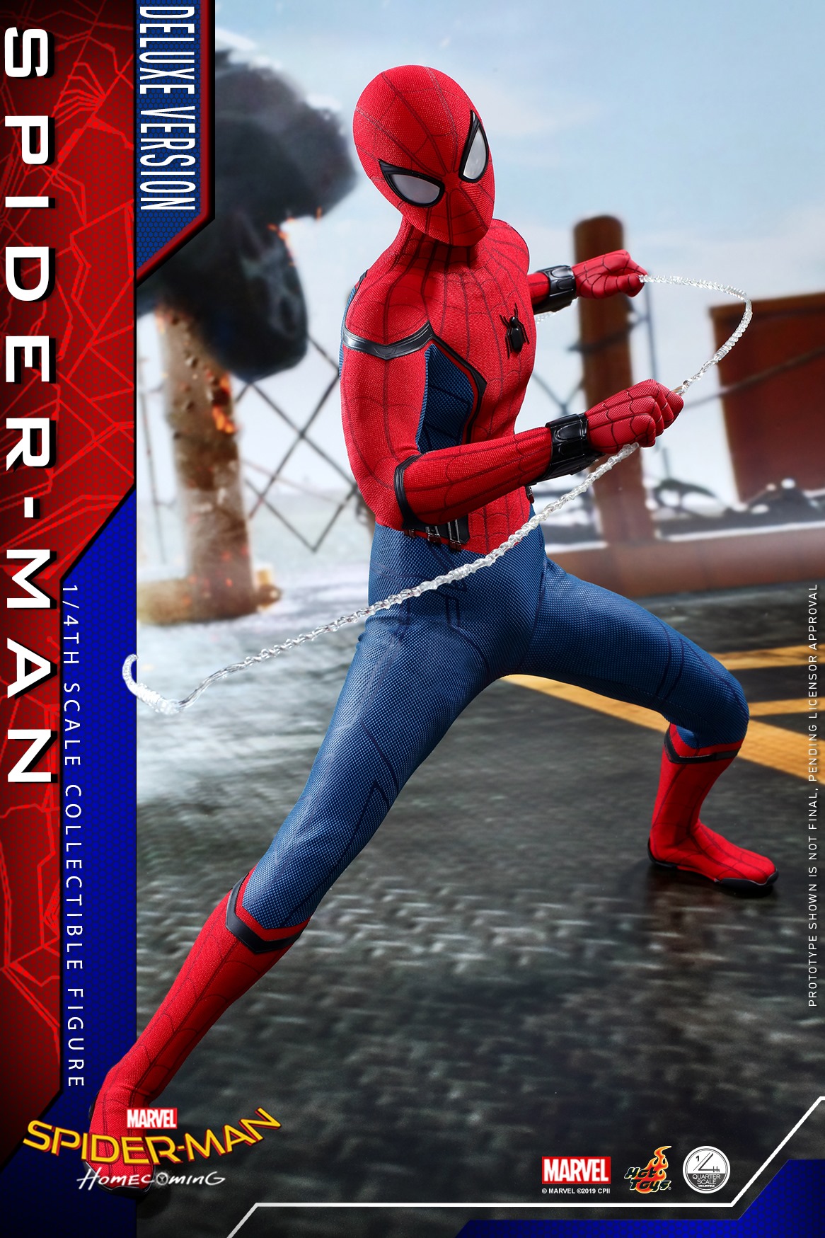 "Pre-Order" Hot Toys Spider-Man: Homecoming - 1/4th scale Spider-Man Collectible Figure (Deluxe Version)