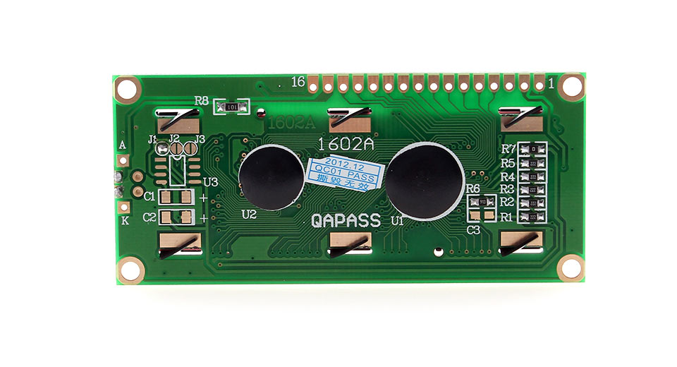 5V 16x2 Character LCD 1602 (Blue Screen / Backlight) + แถม Pin Header