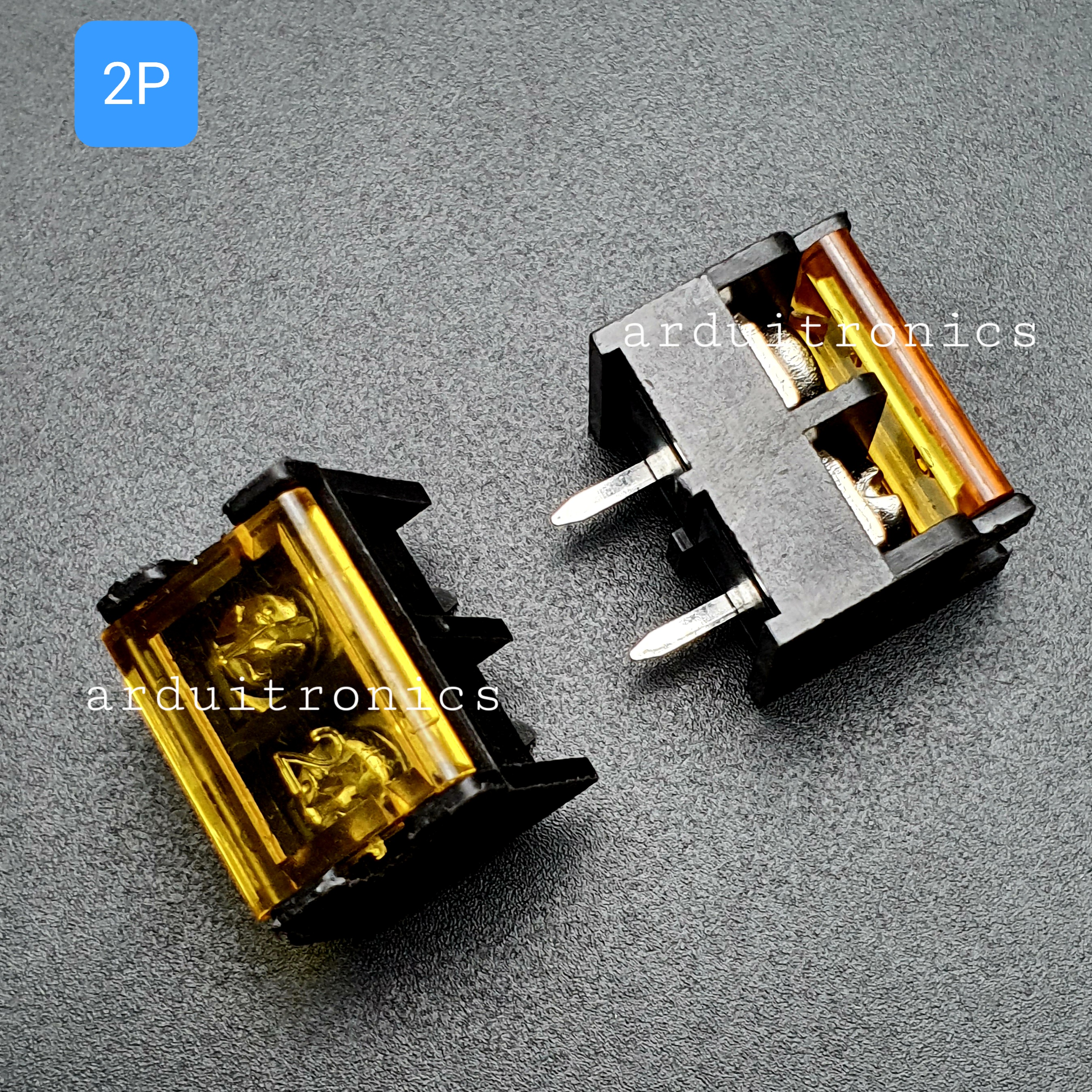 ขั้วต่อ Terminal Block HB-9500 (25A) แบบ 2 ช่อง แบบมีฝาครอบ