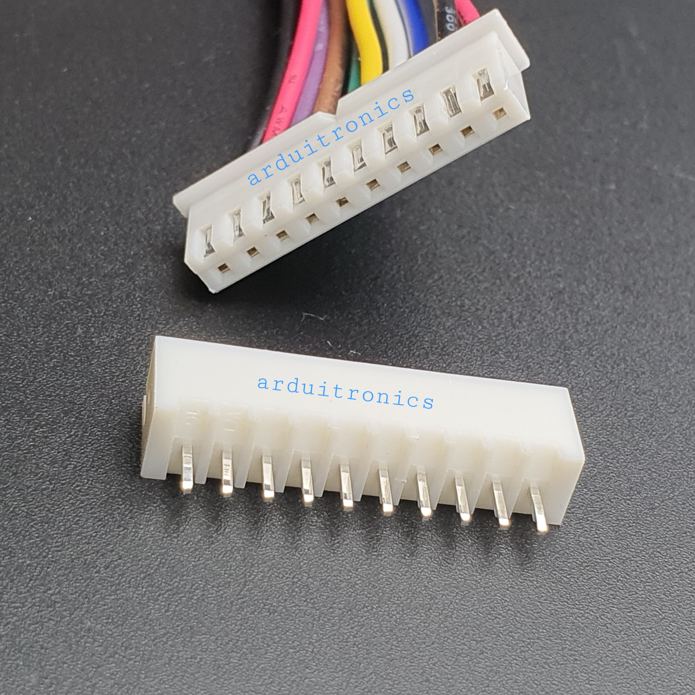 สาย XH2.54 Male Head 10P with Wire + Straight Pin Terminal