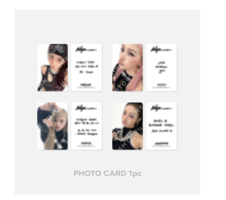 aespa -aespa WEEK - CDP Case set ระบุ ชื่อที่ต้องการ