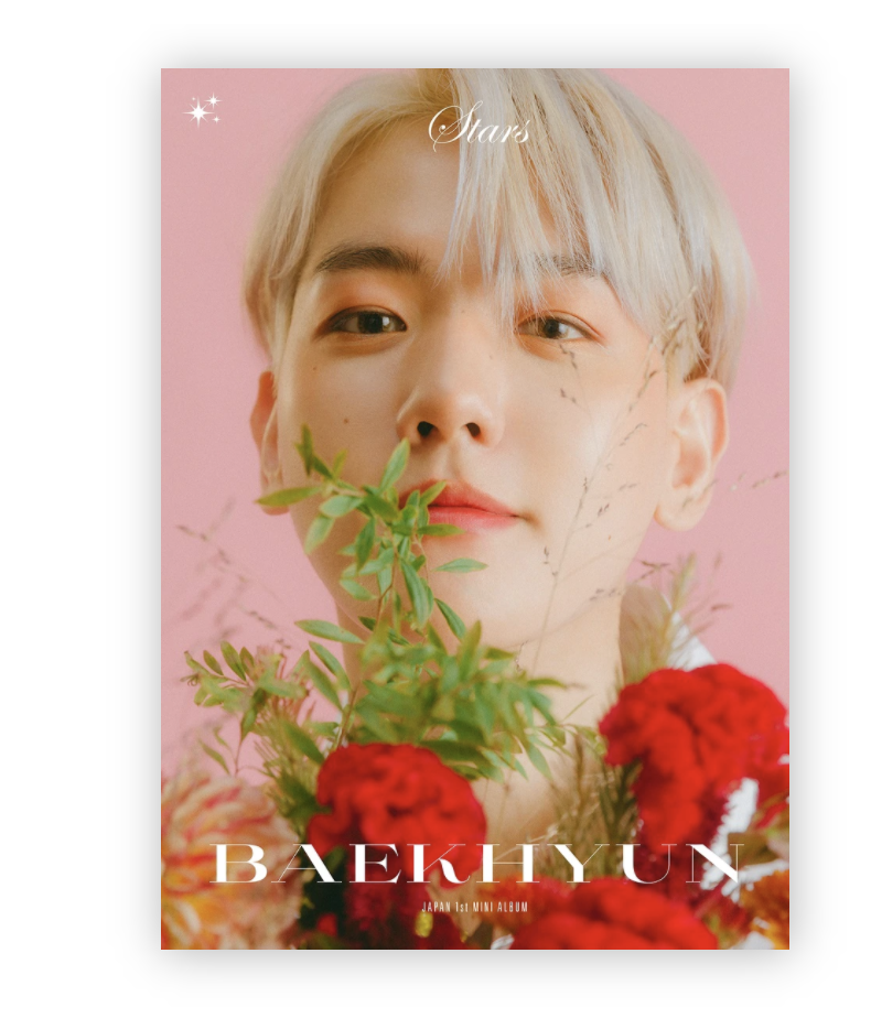EXO - BAEKHYUN หน้าปก Disappeared Ver .แบบ Stars Ver. EXO-L-JAPAN Edition