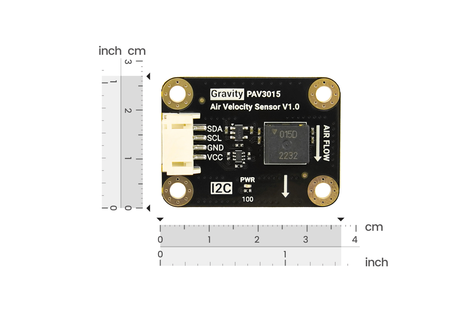 Gravity: PAV3015 Air Velocity Sensor (0-15 m/s, I2C) - แท้จาก DFRobot