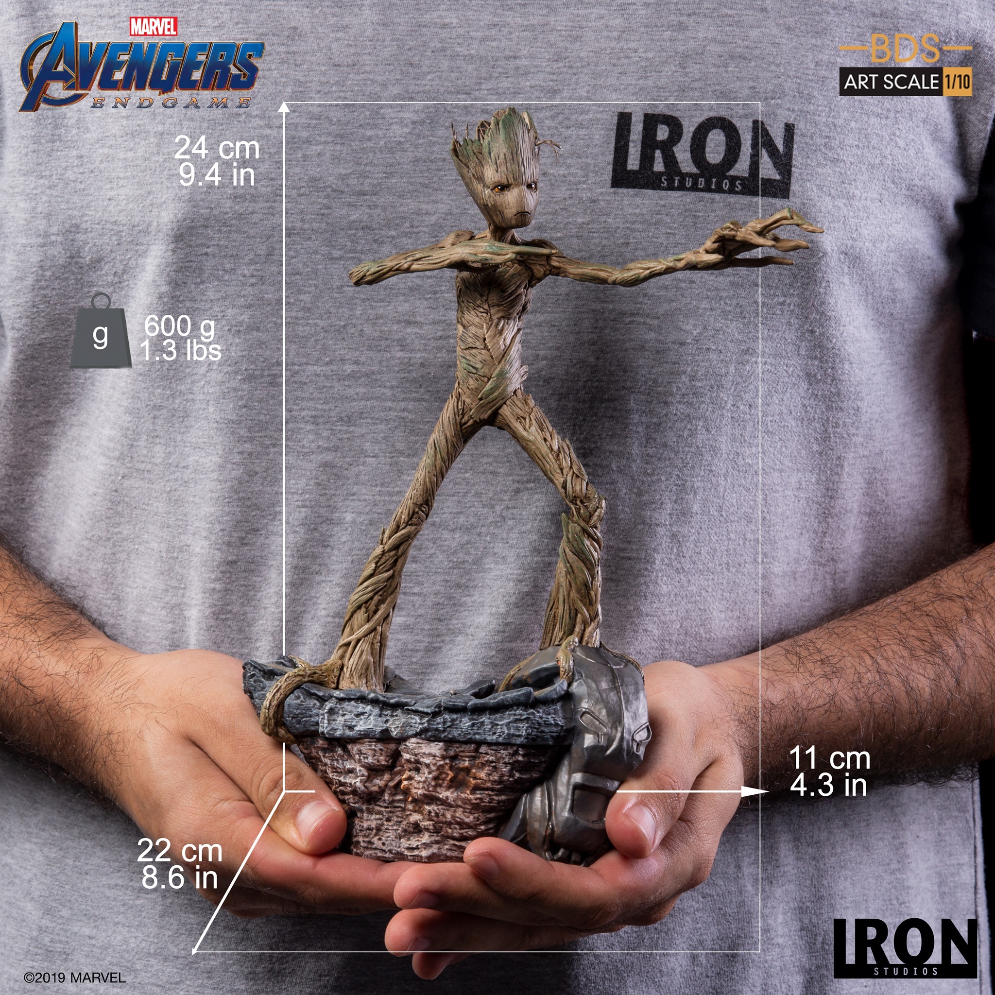 "Pre-Order" Groot: Avengers Endgame BDS 1/10Scale