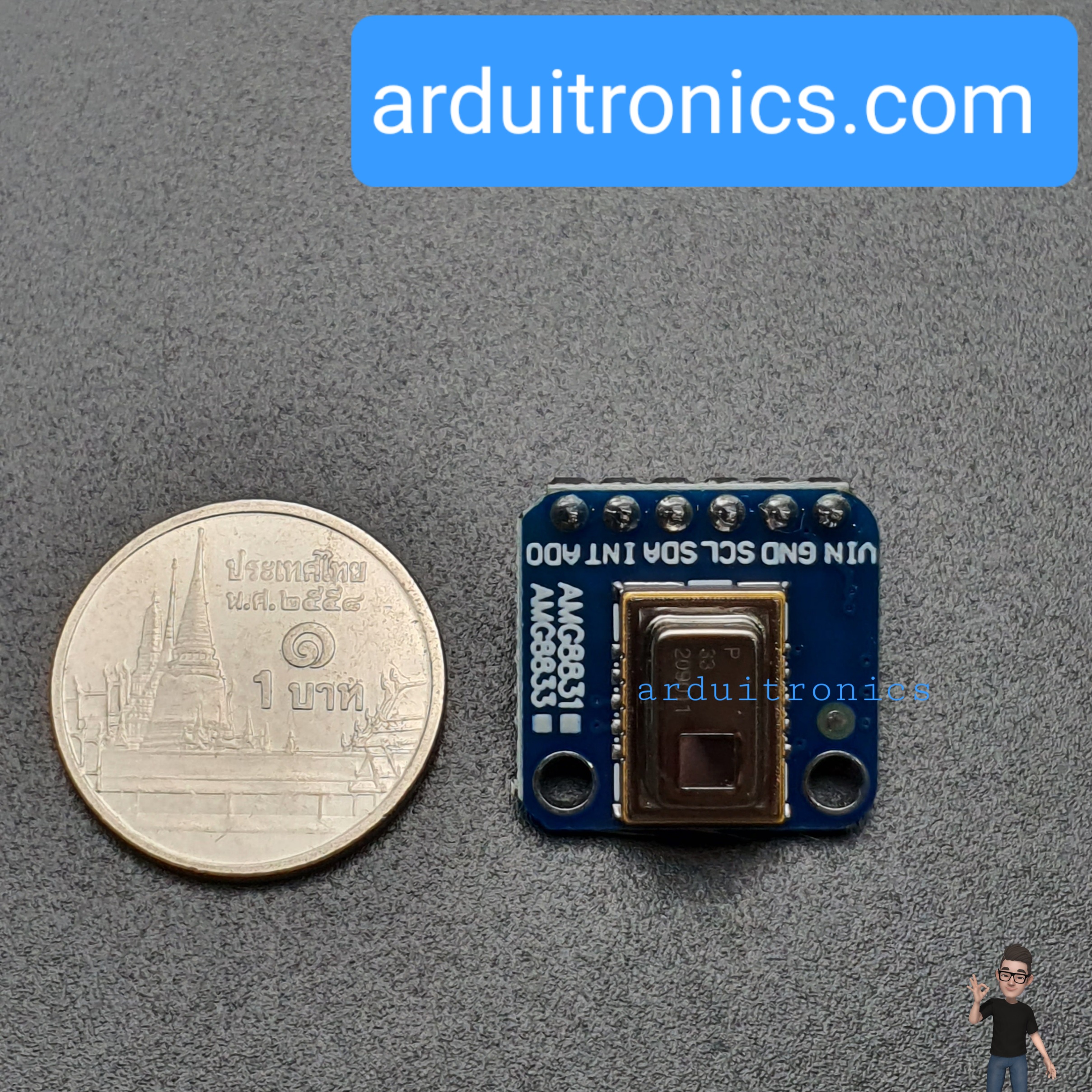 GY- AMG8833 IR 8x8 camera array temperature sensor module โมดูลกล้องอินฟาเรด ตรวจจับความร้อน