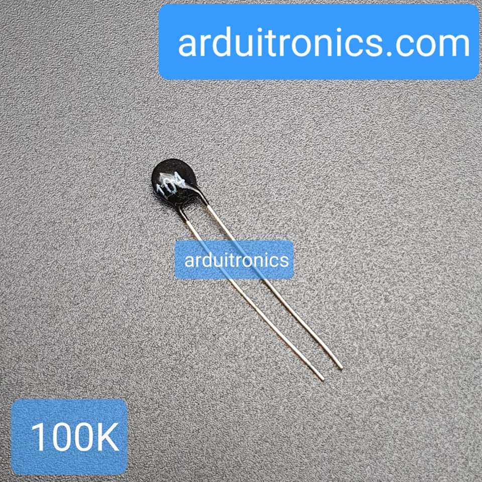 100K Thermistor เซนเซอร์วัดอุณหภูมิ แบบตัวต้านทานปรับค่าได้ 104 จำนวน 1 ชิ้น
